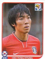 Cho Yong-Hyung South Korea samolepka Panini World Cup 2010 #148